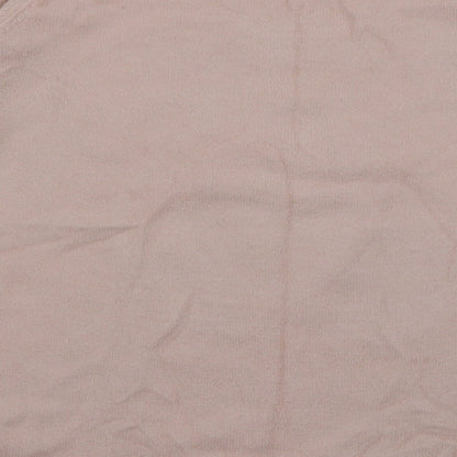 Lucy Sparks Womens Pink Round Neck  Viscose Pullover Jumper Size S