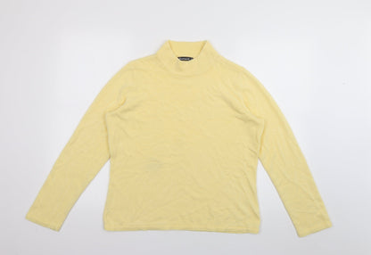 Womens UK Size M Bonmarché Yellow Pullover Jumper