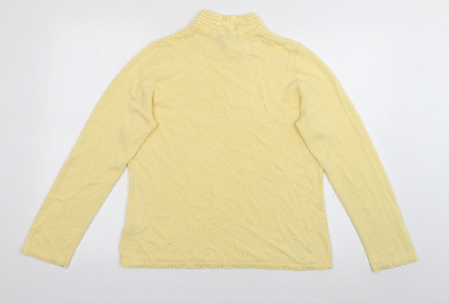 Womens UK Size M Bonmarché Yellow Pullover Jumper