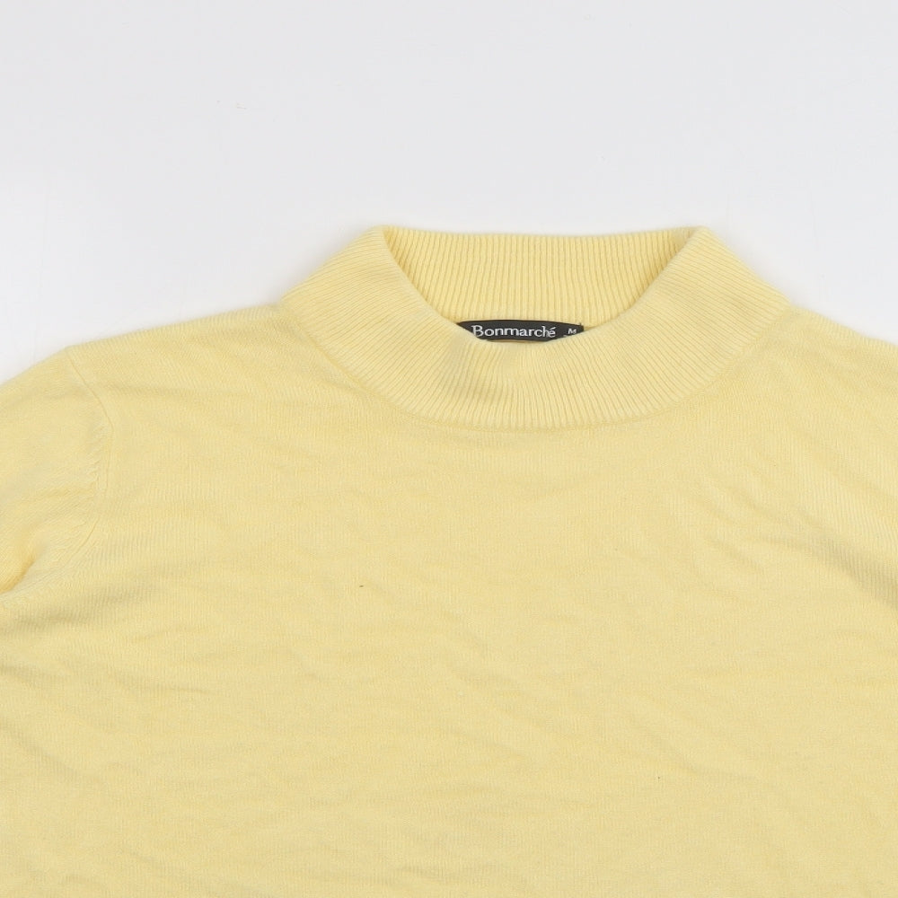 Womens UK Size M Bonmarché Yellow Pullover Jumper