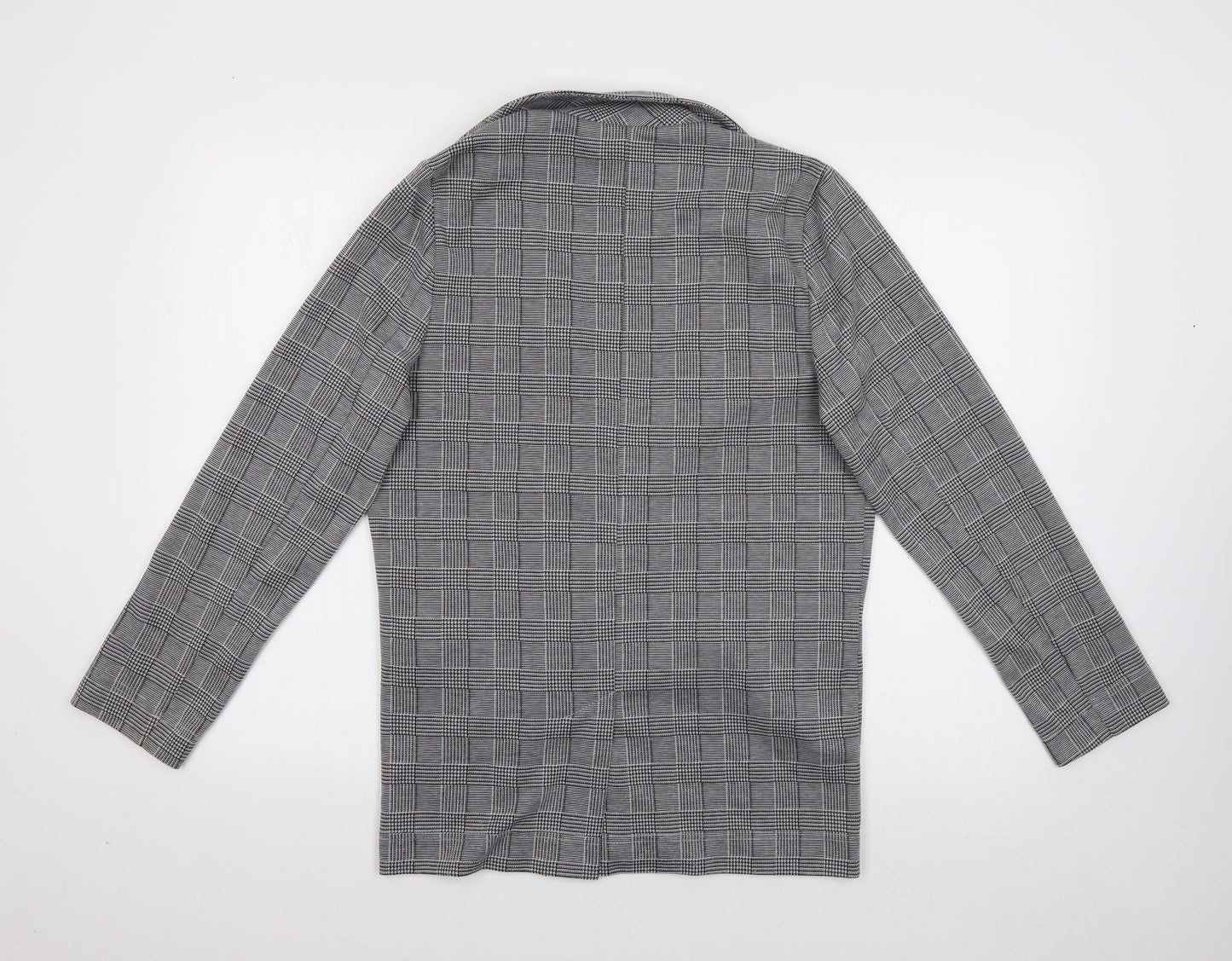New Look Womens Grey  Polyester Jacket Blazer Size 8