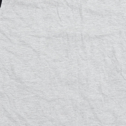 Urban Outlaws Boys Grey  Cotton Basic T-Shirt Size 7-8 Years Round Neck Pullover - Evolution