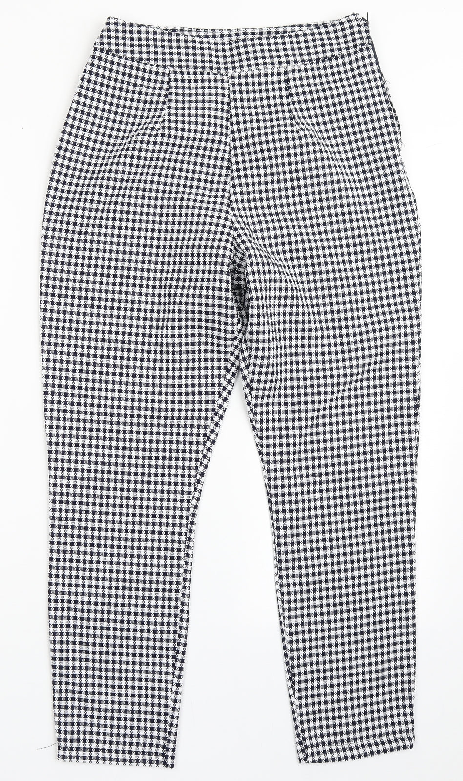 Womens UK Size 10 Boohoo Regular Fit  Blue Trousers