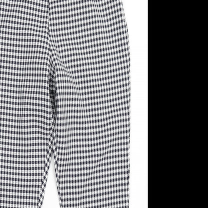 Womens UK Size 10 Boohoo Regular Fit  Blue Trousers