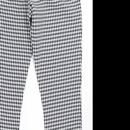 Womens UK Size 10 Boohoo Regular Fit  Blue Trousers