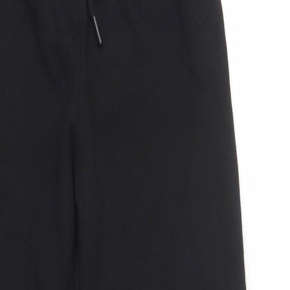 Primark Womens Black  Polyester Jogger Trousers Size XS L28 in Regular Drawstring
