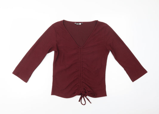 Womens UK Size 8 Pep & Co Purple Basic Blouse