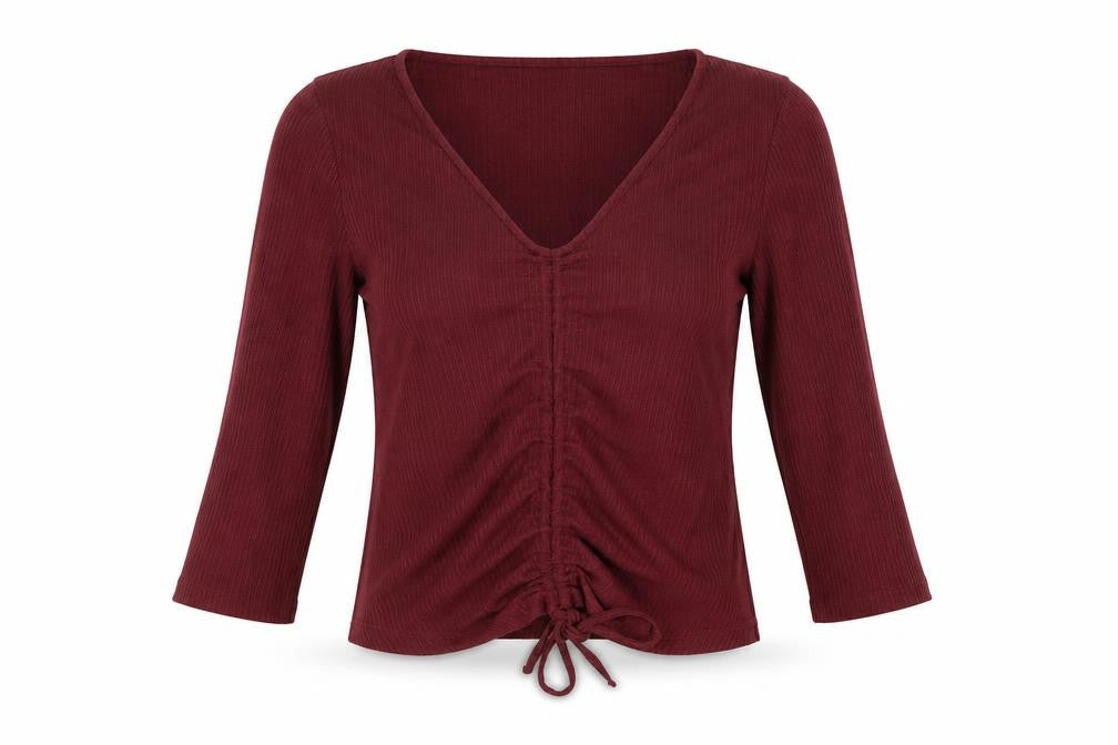 Womens UK Size 8 Pep & Co Purple Basic Blouse