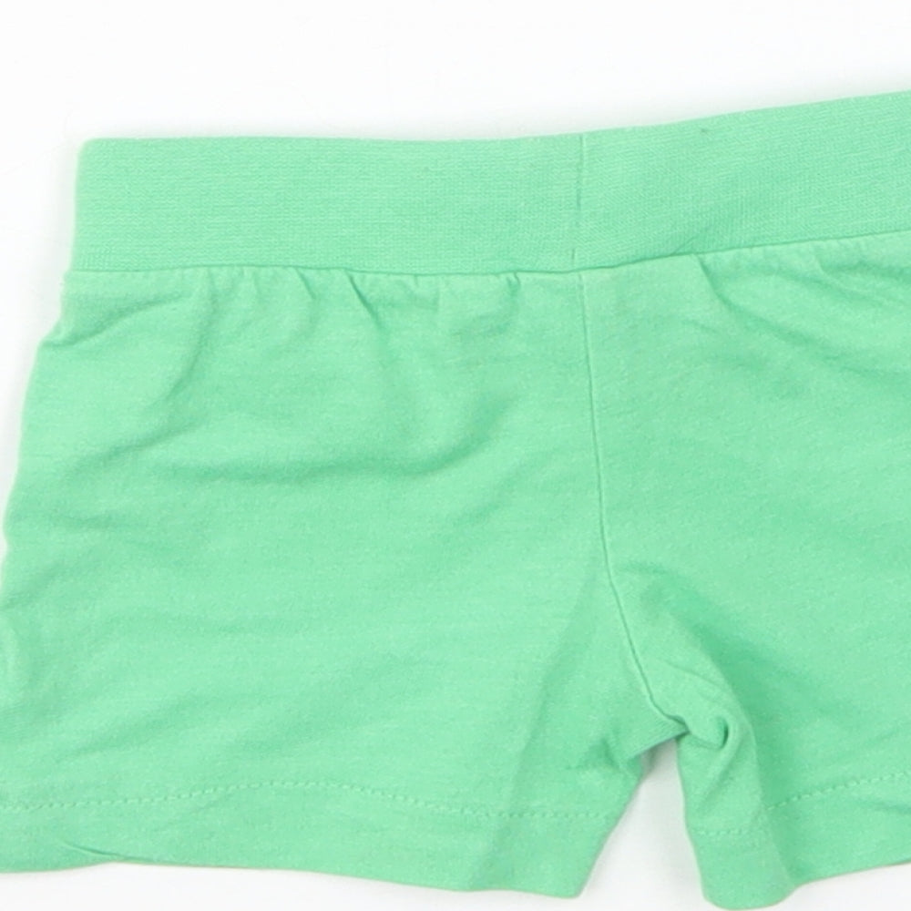 TOM TAILOR Baby Green  Cotton Cropped Trousers Size 3-6 Months  Drawstring - Goal