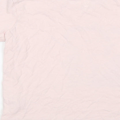 Primark Girls Pink  Cotton Basic T-Shirt Size 9-10 Years Crew Neck Pullover - Make A Wuish