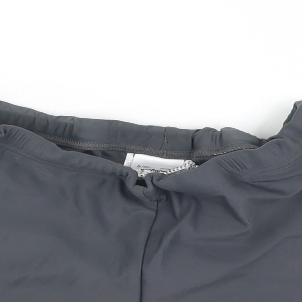 Nabaiji Girls Grey  Polyamide Hot Pants Shorts Size M  Regular Drawstring - Activewear