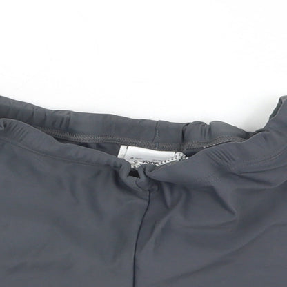 Nabaiji Girls Grey  Polyamide Hot Pants Shorts Size M  Regular Drawstring - Activewear