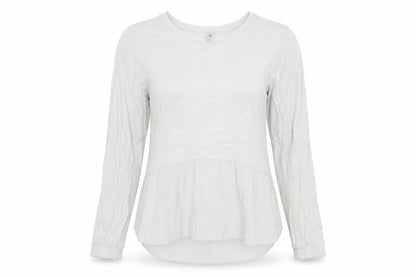 Womens UK Size 10 YAYA Grey Basic Blouse