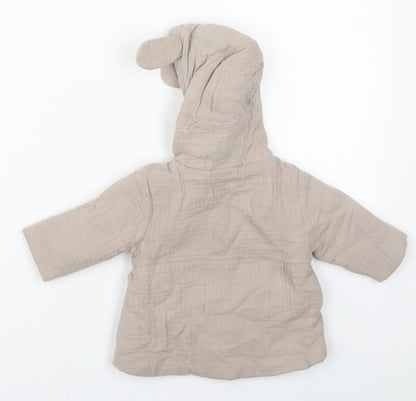 NEXT Girls Brown   Jacket  Size 3-6 Months   Button