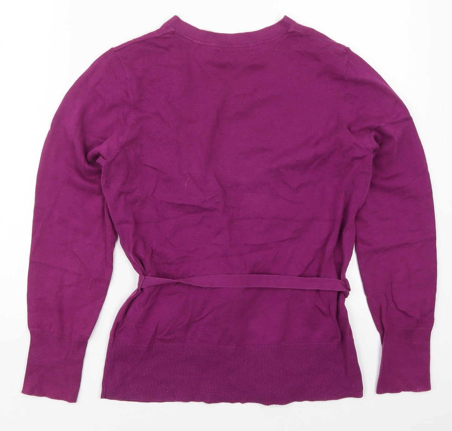 Womens UK Size 14 Monsoon Purple Cardigan Jumper