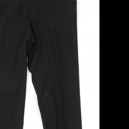 NEXT Mens Black  Polyester Dress Pants Trousers Size 32 L29 in Regular Zip