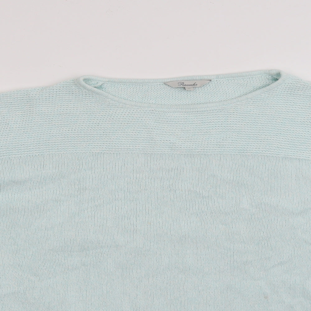 Womens UK Size XL Peacocks Blue Pullover Jumper