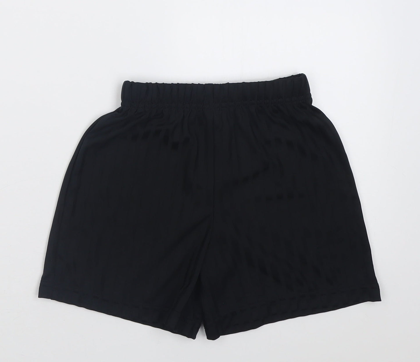 Matalan Boys Black Striped Polyester Sweat Shorts Size 6 Years  Regular Tie - School Wear