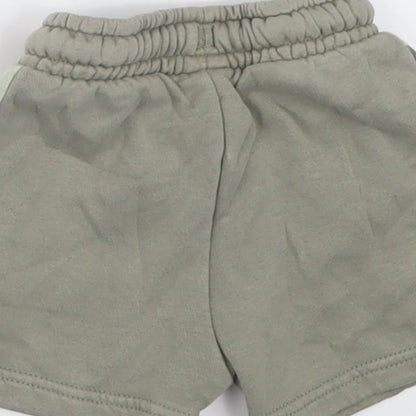 George Boys Green Camouflage Cotton Cropped Trousers Size 12-18 Months  Tie - Epic