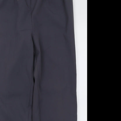 New Look Womens Grey  Polyester Trousers  Size 12 L28 in Regular Button