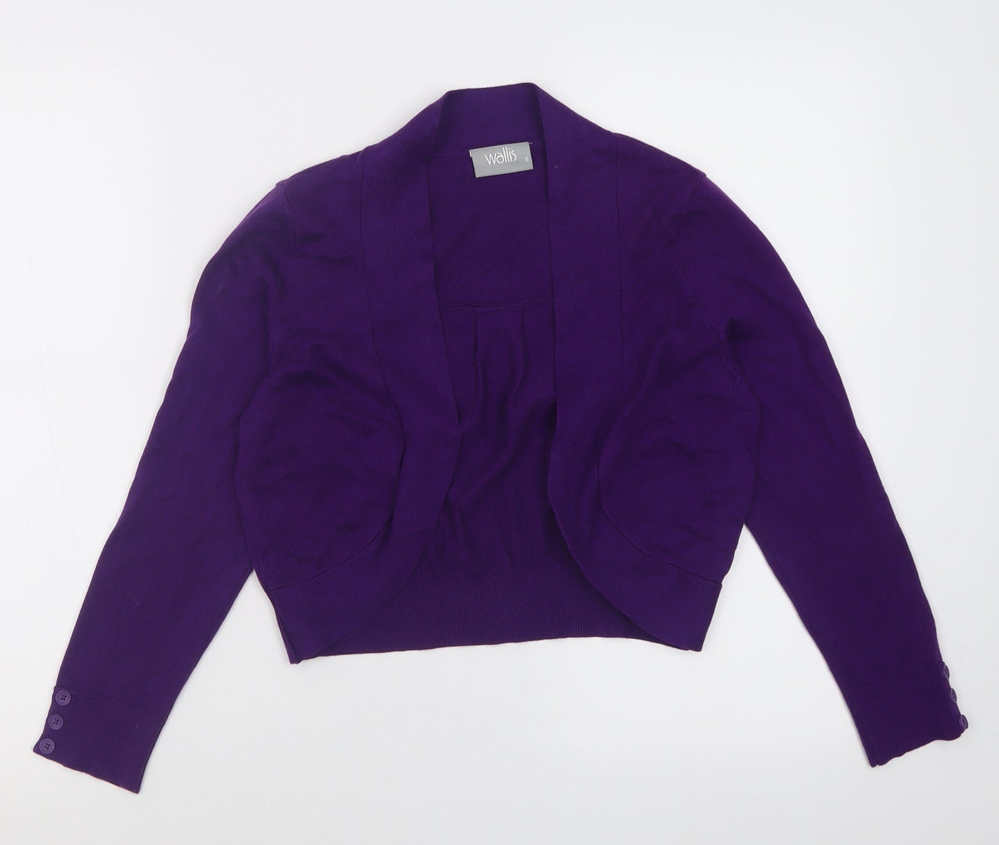 Womens UK Size S Wallis Purple Cardigan Jumper