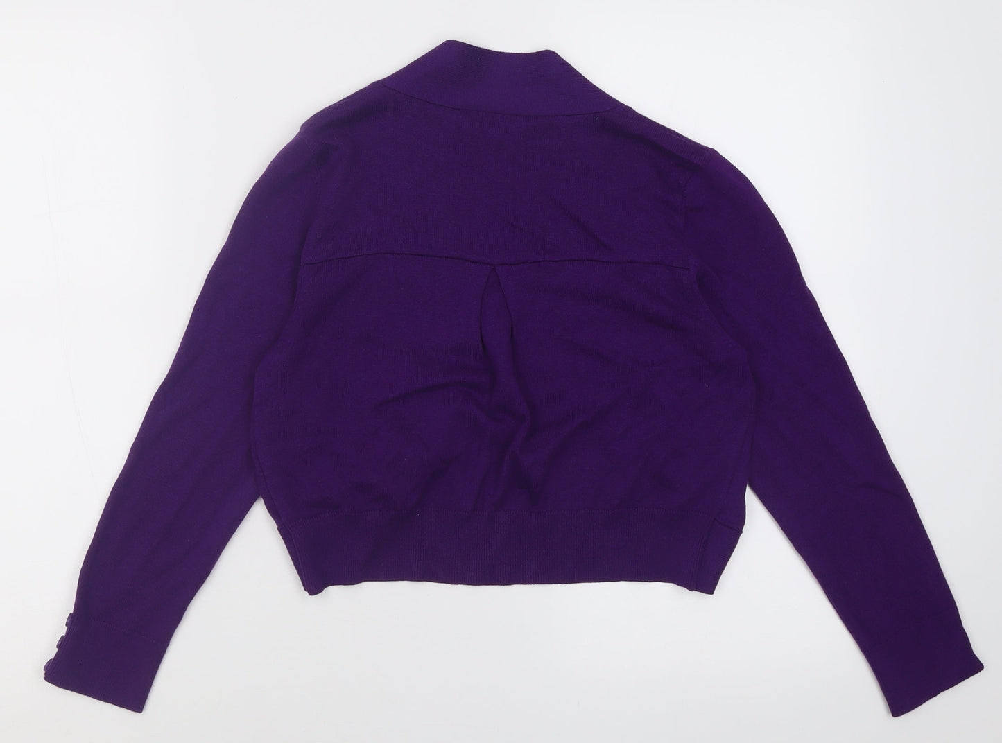 Womens UK Size S Wallis Purple Cardigan Jumper