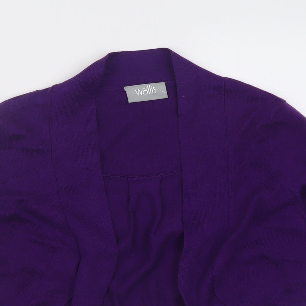 Womens UK Size S Wallis Purple Cardigan Jumper