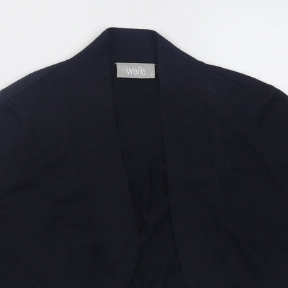 Womens UK Size S Wallis Blue Cardigan Jumper