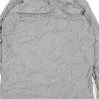 Mens UK Collar Size 15 Dunnes Stores Smart Grey  Dress Shirt