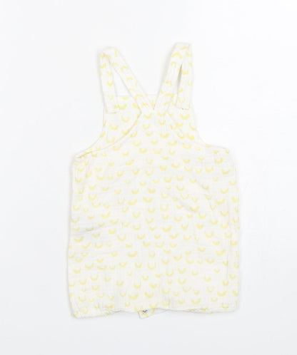 Primark Baby Multicoloured Spotted Cotton Romper One-Piece Size 9-12 Months  Snap - bananas