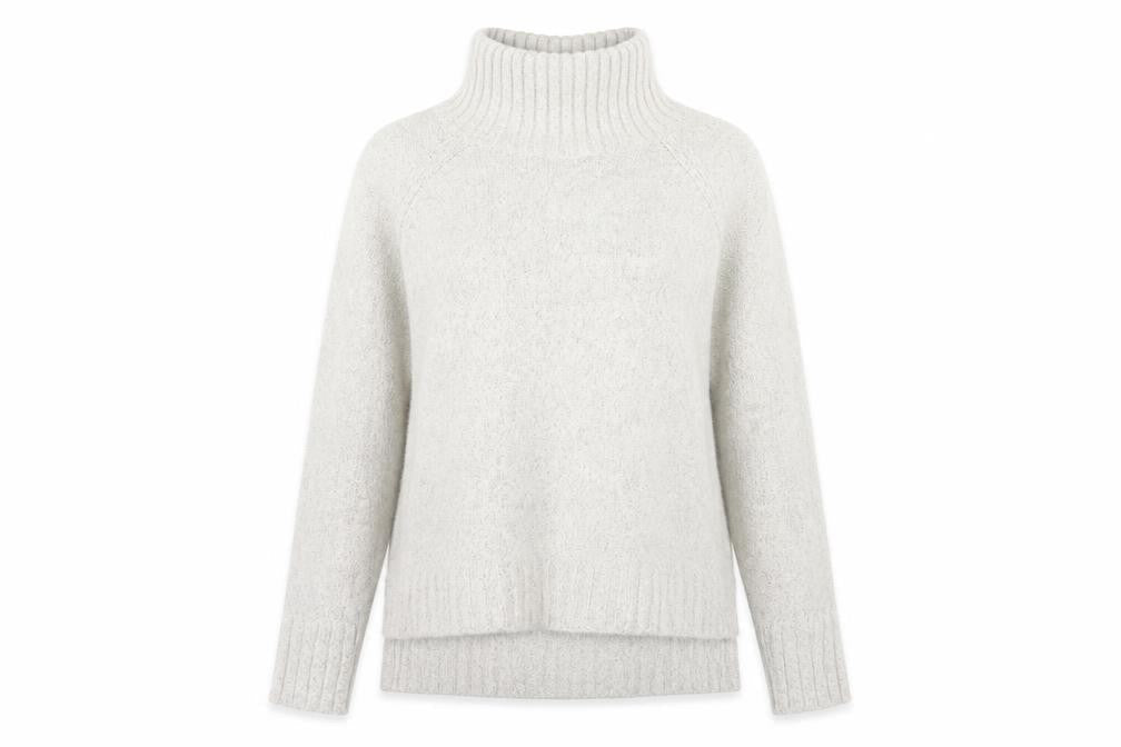 Womens UK Size XS H&M Beige Pullover Jumper