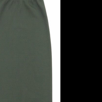 Oh My Love Womens Green  Polyester Bodycon  Size S  Square Neck Pullover - Open back