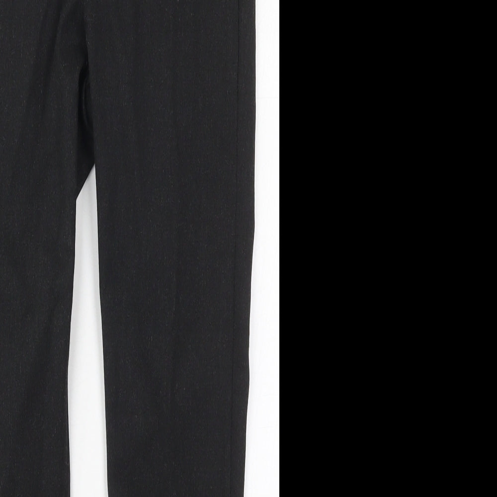 F&F Boys Grey  Polyester Dress Pants Trousers Size 8-9 Years  Regular Hook & Eye