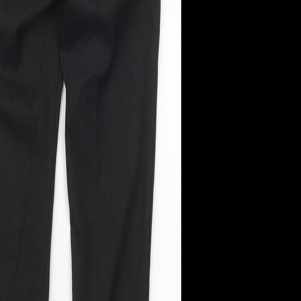F&F Boys Grey  Polyester Dress Pants Trousers Size 8-9 Years  Regular Hook & Eye