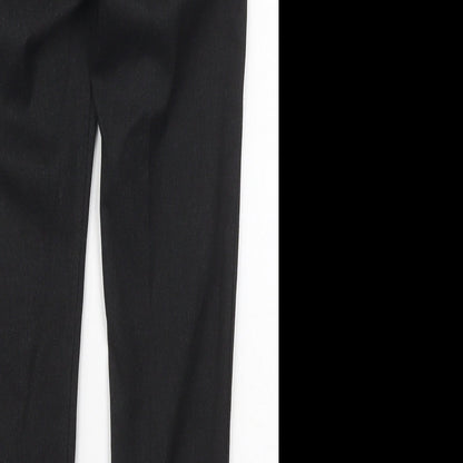 F&F Boys Grey  Polyester Dress Pants Trousers Size 8-9 Years  Regular Hook & Eye