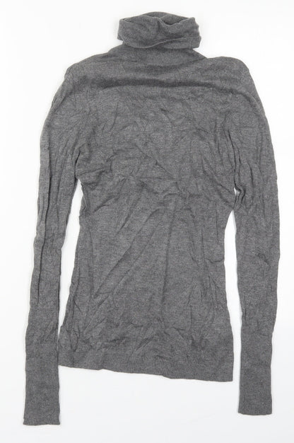 Womens UK Size XS H&M Grey Pullover Jumper