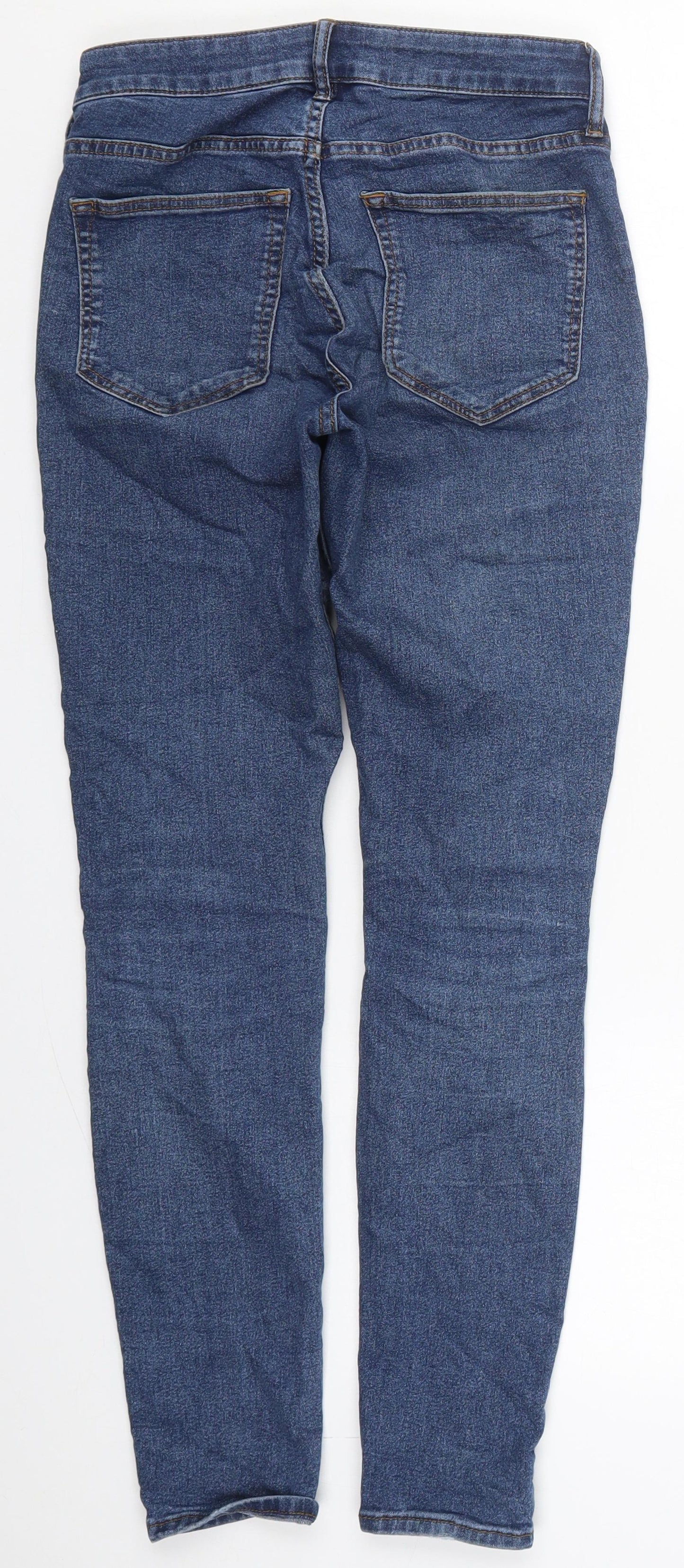 Womens UK Size 26 in H&M Regular Fit Skinny Blue Jeans