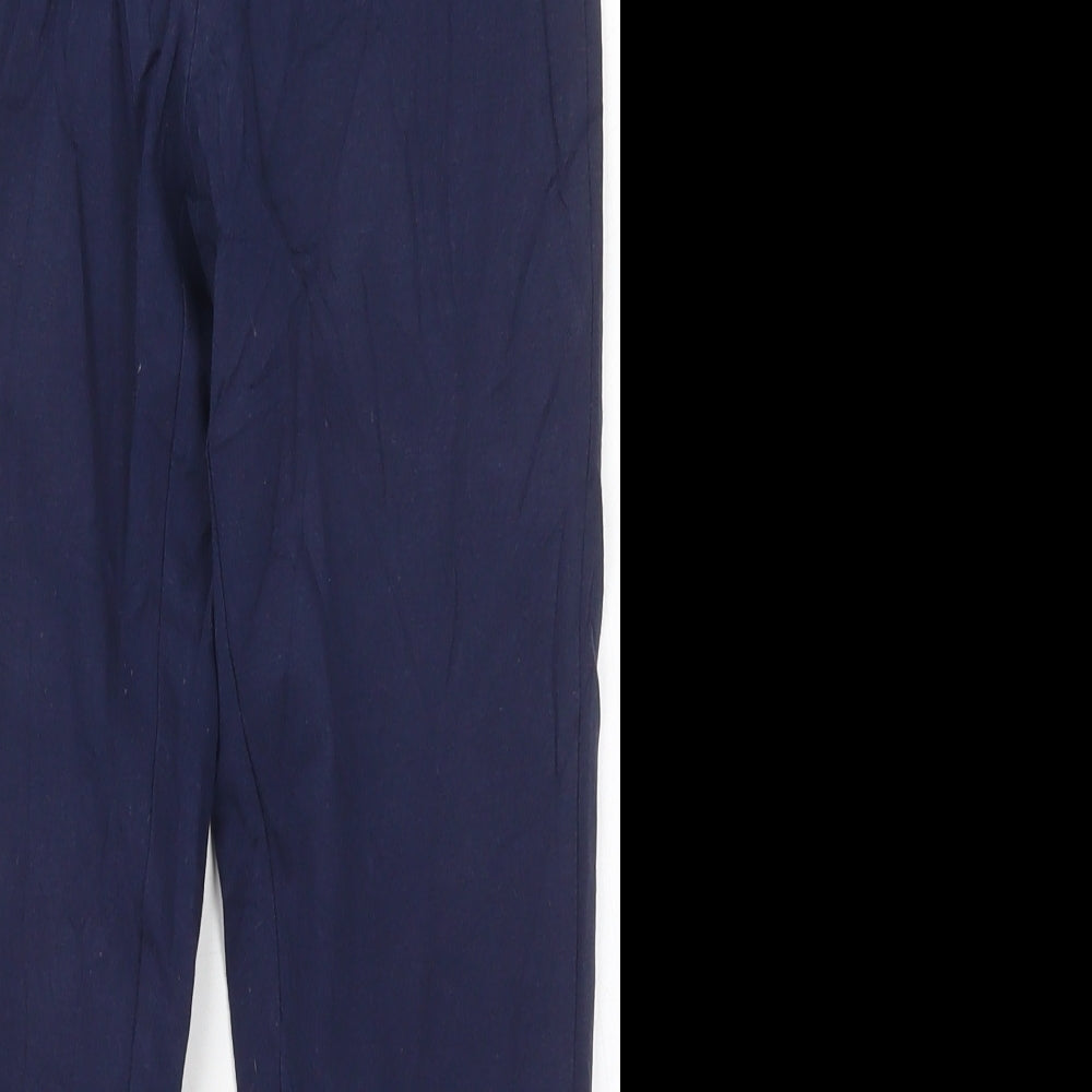 George Womens Blue  Cotton Carrot Leggings Size 8 L21 in