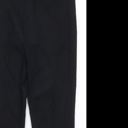 Papaya Womens Black  Cotton Carrot Leggings Size 8