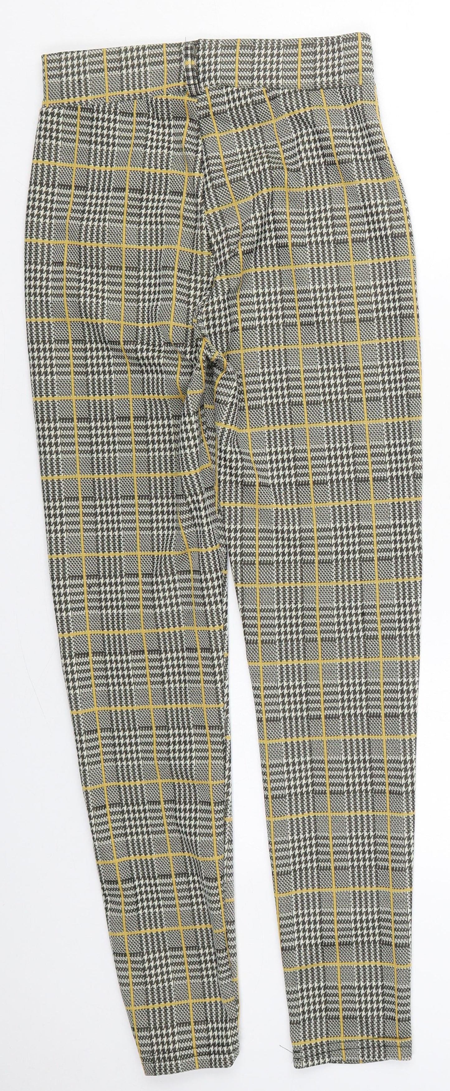 Womens UK Size S Preworn  Carrot Yellow Leggings