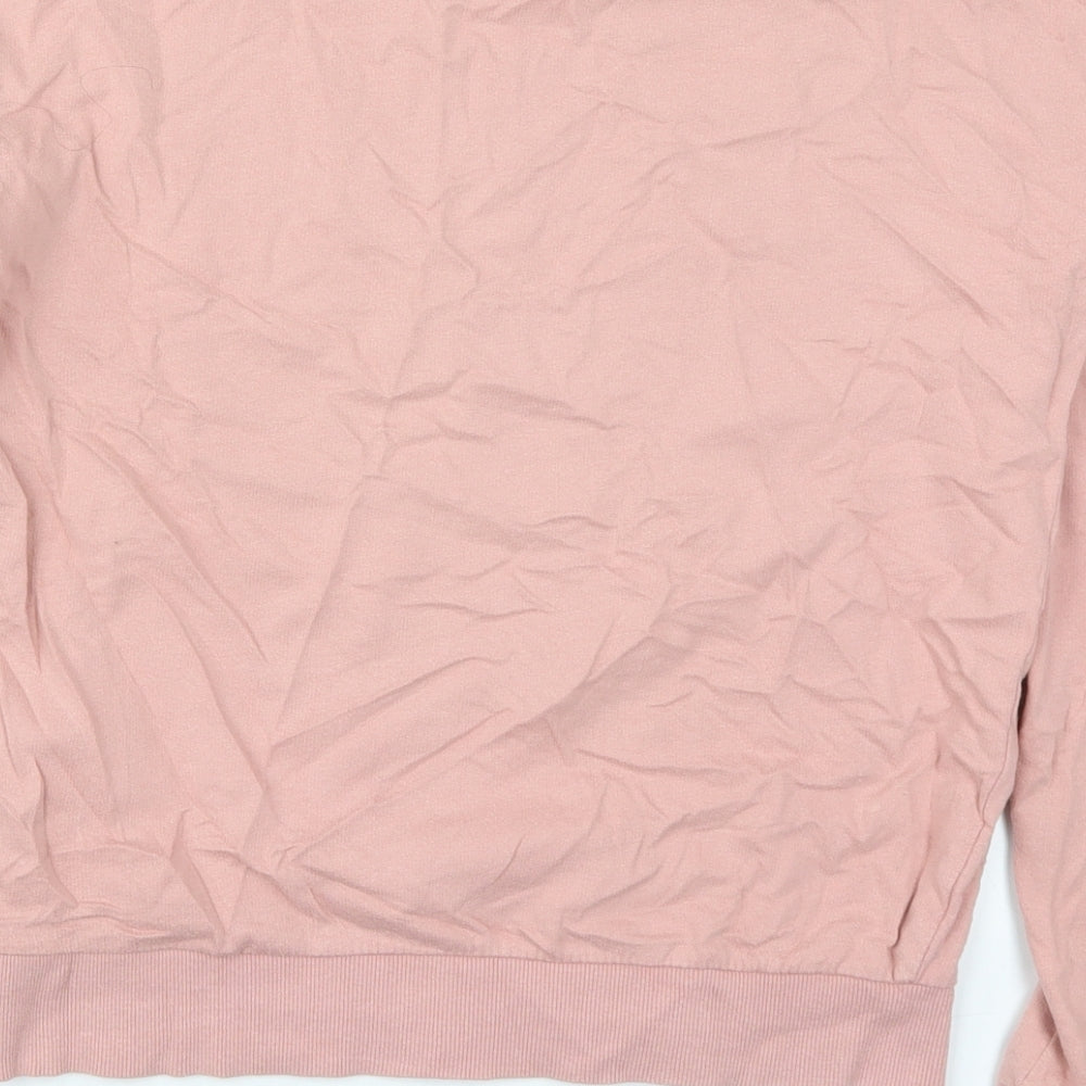 H&M Womens Pink  Cotton Pullover Sweatshirt Size XS  Pullover - Lyon