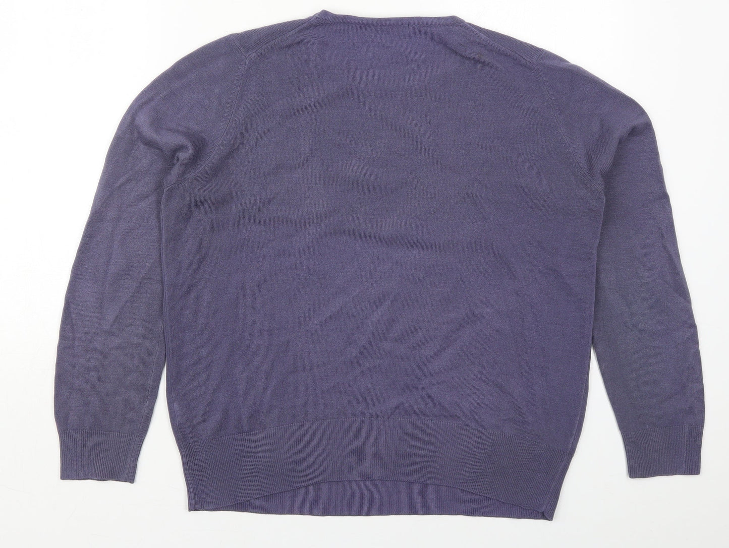 Womens UK Size 14 Marks and Spencer Purple Pullover Jumper