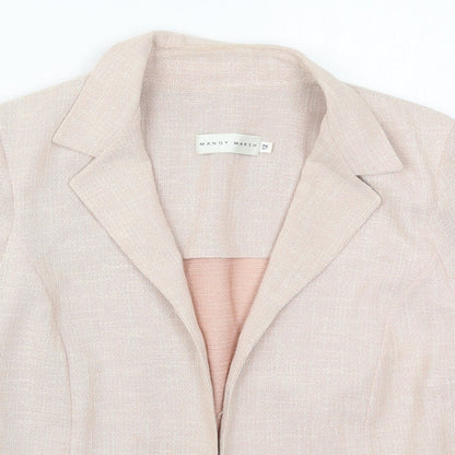 Mandy Marsh Womens Pink   Jacket  Size 12