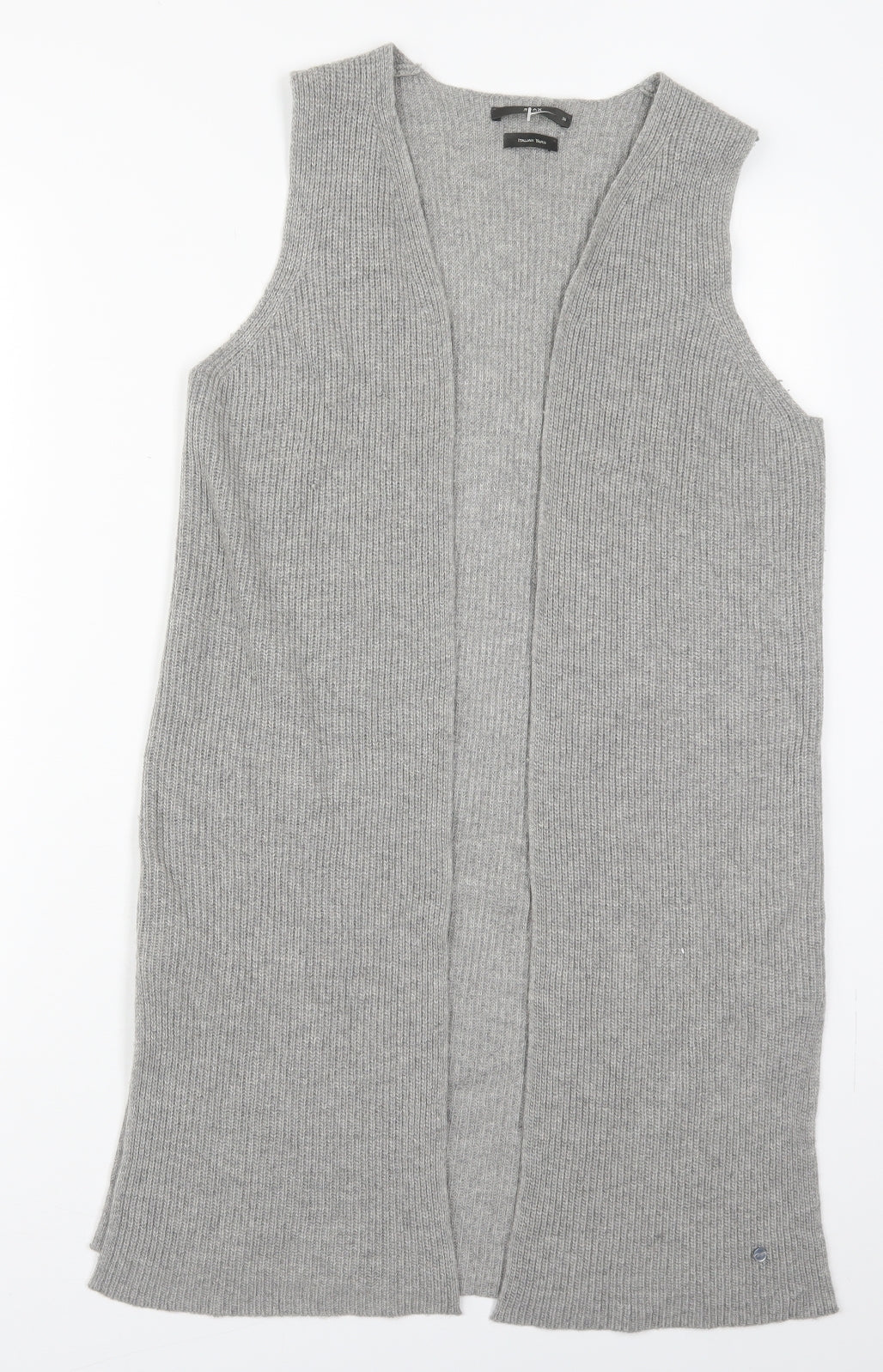 BRAX Womens Grey V-Neck  Viscose Cardigan Jumper Size 10