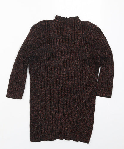 Womens UK Size 10 Atmosphere Orange Pullover Jumper