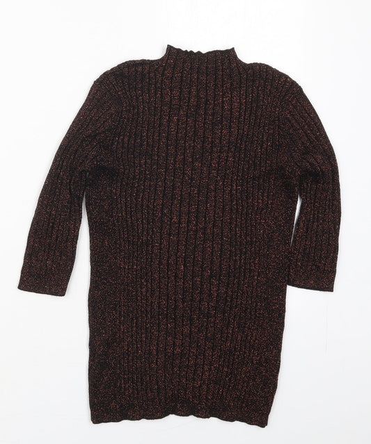 Womens UK Size 10 Atmosphere Orange Pullover Jumper
