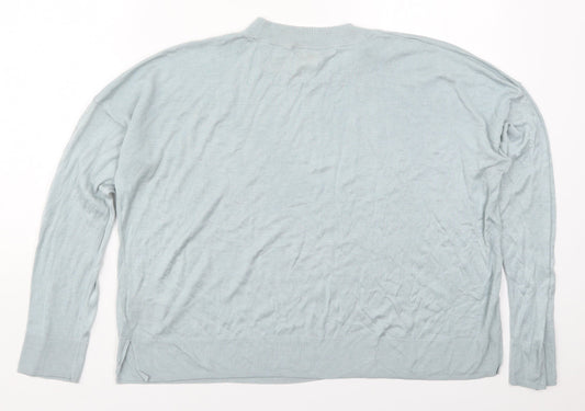 Womens UK Size L H&M Blue Pullover Jumper