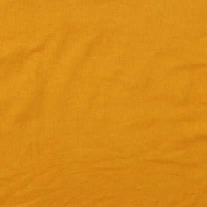 F&F Womens Orange  Polyester Basic T-Shirt Size 14 Crew Neck