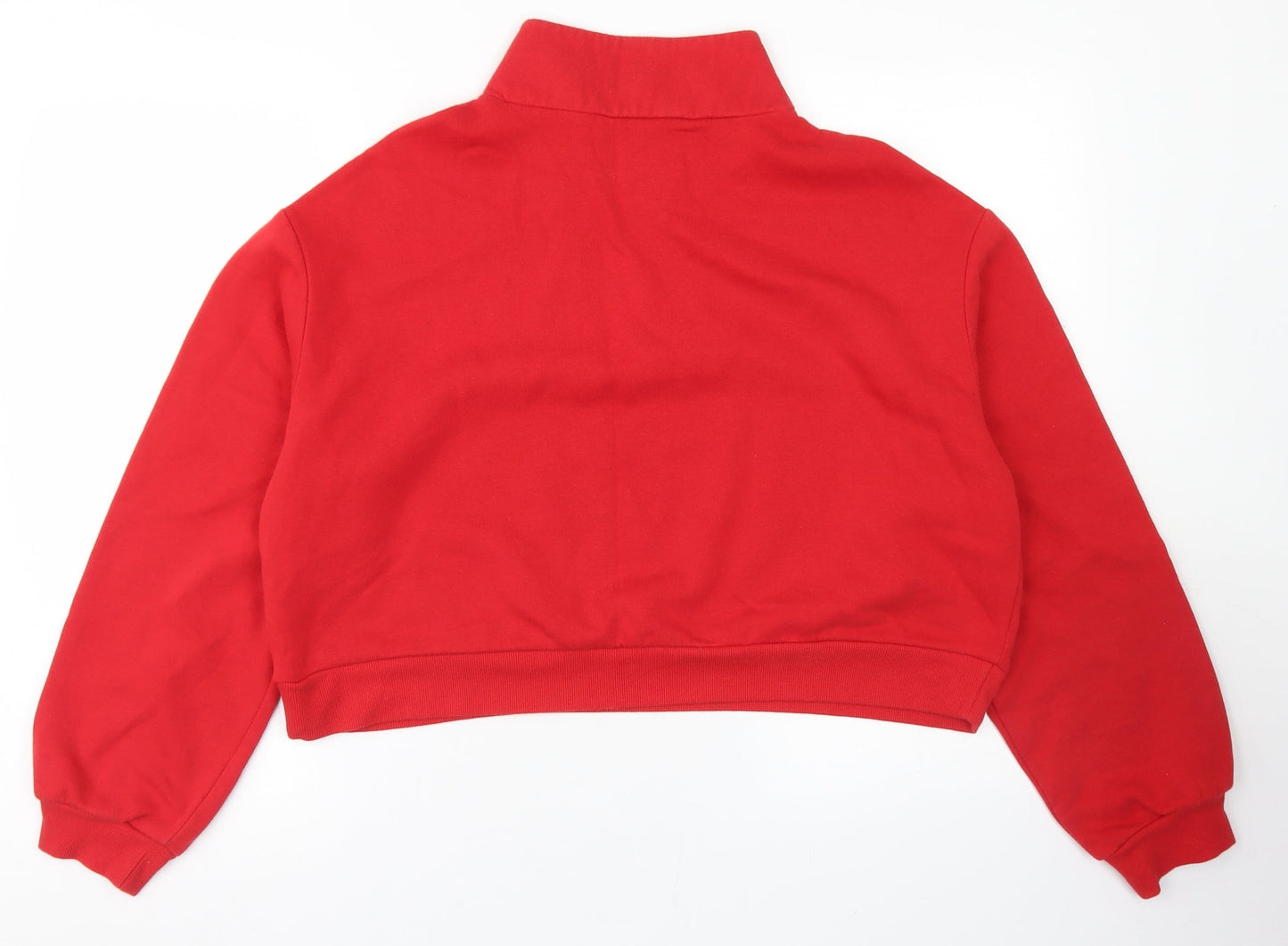Divided Womens Red  Cotton Pullover Sweatshirt Size L   - Cropped, Louisiana