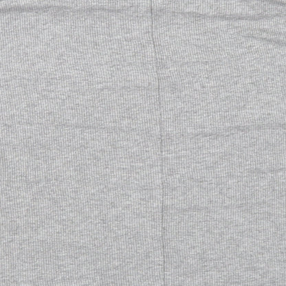 Womens UK Size 12 New Look Grey Basic T-Shirt